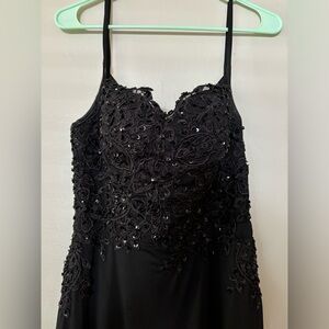 Black prom dress size S